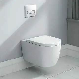 Wall-hung Toilet Ceramic Pure White