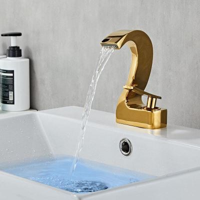Luxury Smart Gold Basin Mixer
